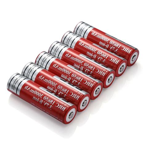 ebl lot 18650 3000mah 3 7v li ion rechargeable battery