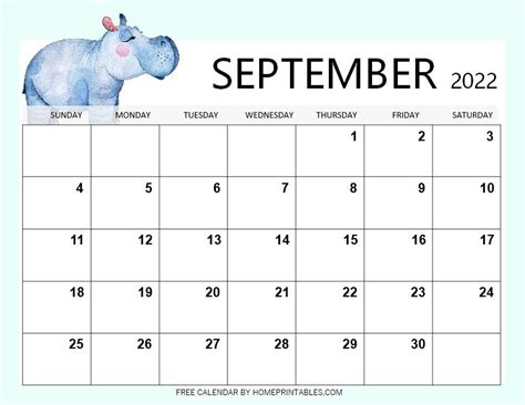 September 2022 Calendars 24 Best Free Printables For You