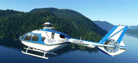 H135 Jurassic Park Ingen Livery V10 Msfs2020 Helicopters Mod