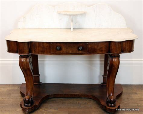 Victorian Marble Wash Stand With Carved Legs Washstands Furniture