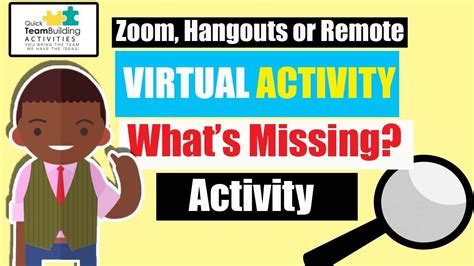 Check spelling or type a new query. Virtual Team Building Activity: What's Missing? - YouTube