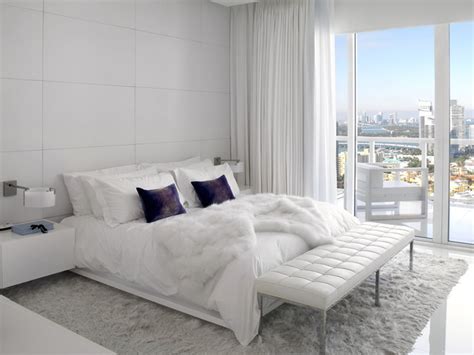 White Master Bedroom Contemporary Bedroom Other
