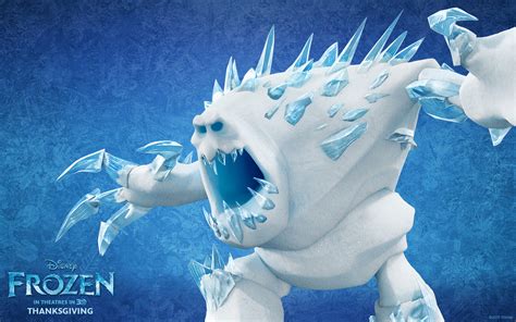 Marshmallow The Snow Creature From Disneys Frozen Desktop Wallpaper