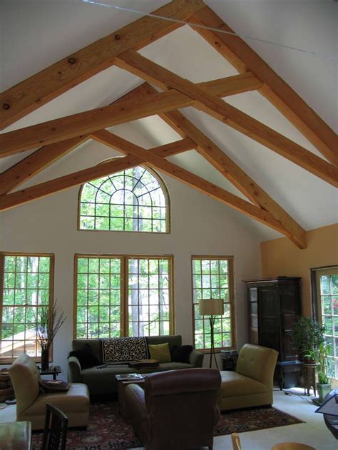 Leaving these trusses exposed creates the feeling of openness which increases the. Private Residence - Scissor Trusses | Scissor Trusses in ...