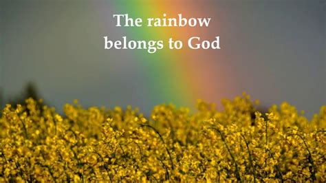 God Owns The Rainbow And No One Or Group Deserves It Rainbow God