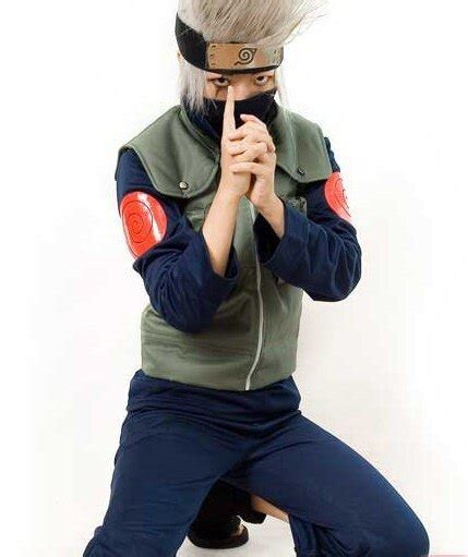 Anime Naruto Kakashi Hatake Cotton Martial Attire And Waist Coat Ninja