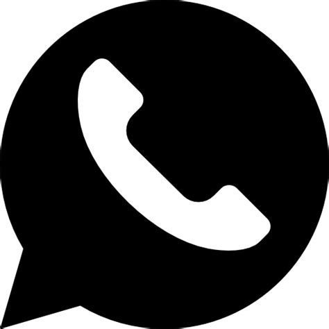 Logotipo Whatsapp Preto Png Imagens Download Grátis No Freepik