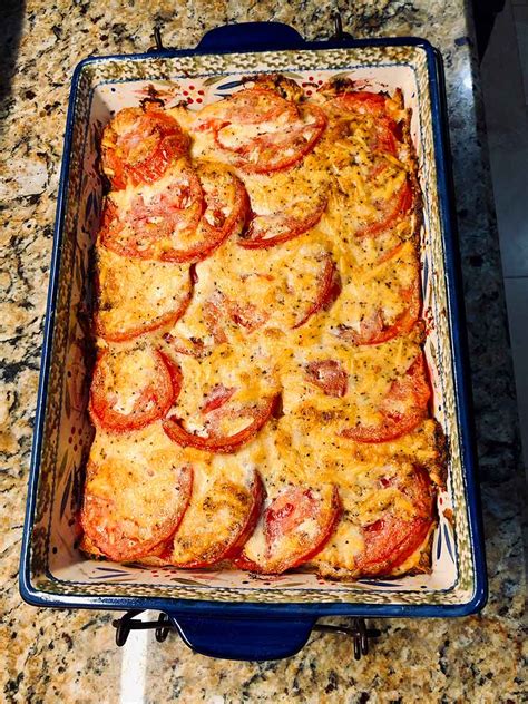 Easiest Southern Tomato Pie Recipe No Crust Needed Destination Bbq
