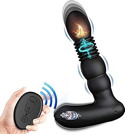 Proo SSTATE Vibrador anal de empuje y calefacción juguete sexual masajeador de próstata