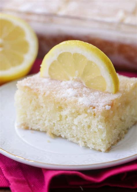 Easy Lemon Cake Super Moist Lemon Sheet Cake Lil Luna