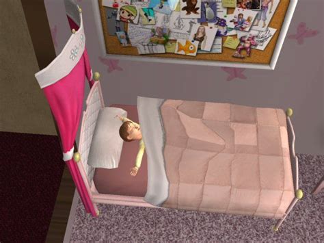Updated 2 Tile Princess Bed Wbedding That Works Sims Princess Bed