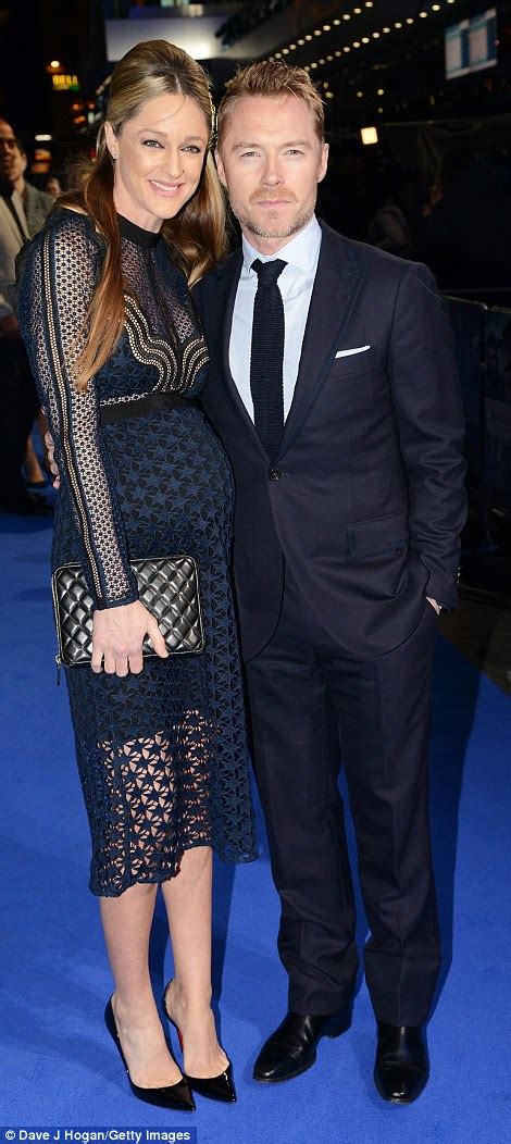 Pregnant Storm Keating Supports Ronan At Premiere Daily Mail Online