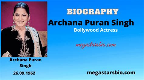 Archana Puran Singh Bio Age Height And Husband