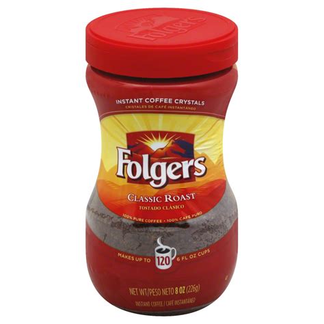 Each month we curate a box including a classic book, beverage a bookish items based on a theme. Folgers Classic Roast Instant Coffee - Shop Coffee at H-E-B
