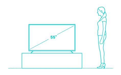 55 Inch Tv Size Comparison