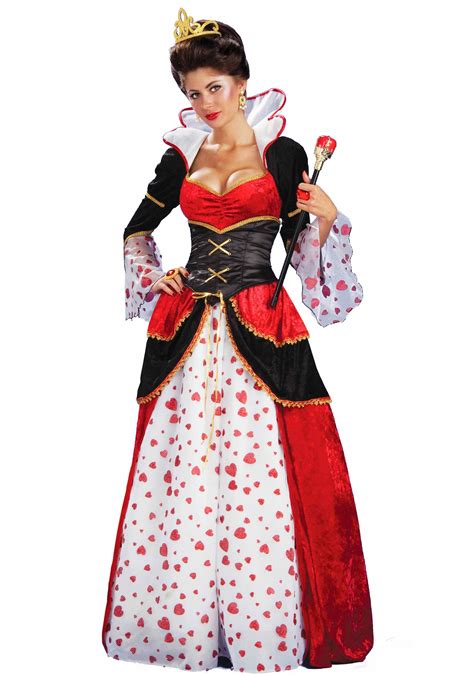 Disfraz De Reina De Corazones Vestido Para Mujer
