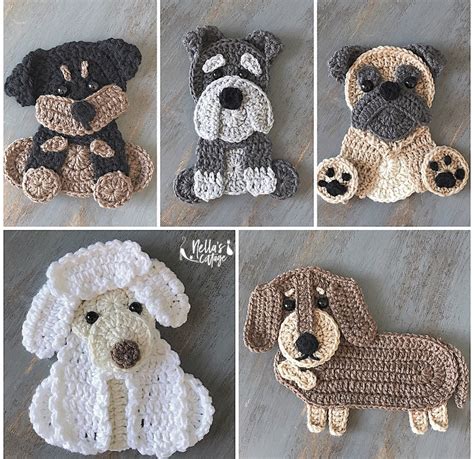 Crochet Toy Dogs Dogs Crochet Pattern Little Dog Pdf Pattern Diy