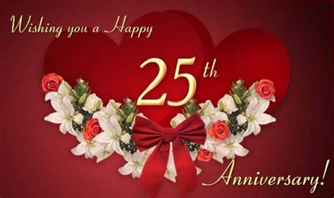 Happy 25th Anniversary Wishes For Wedding Quotes Messages Status