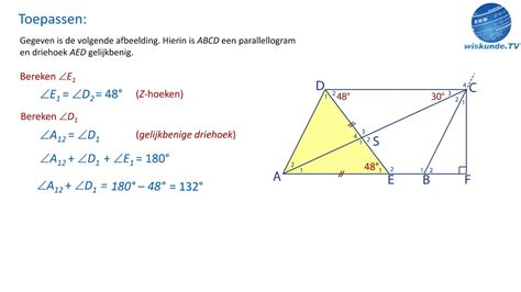 Hoeken Berekenen Samenvatting Wiskunde Tv Youtube