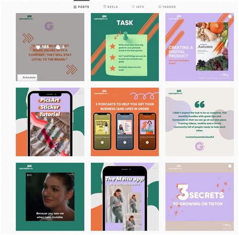 15 Instagram Grid Layouts To Try For Your Feed With Examples Plann
