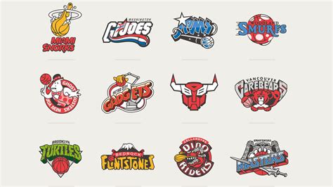 Classic 80s Cartoons Get In The Game With Redesigned Nba Logos