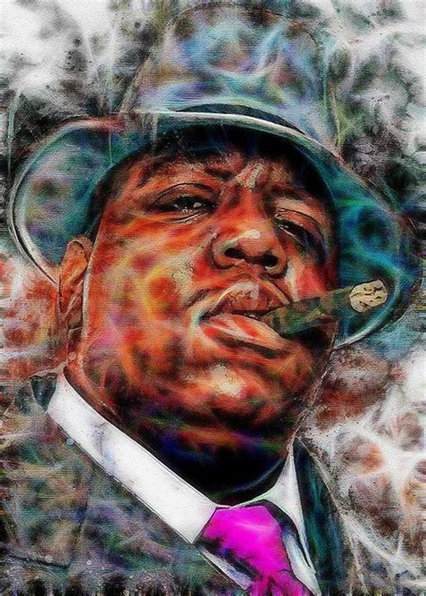 Celebrity Biggie Smalls Famous People Colorful Greeting Card By Jessica
