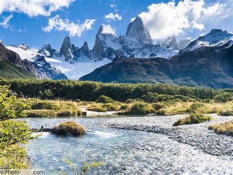 Cerro Fitz Roy Andes Mountains Los Glaciares National Park Patagonia