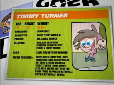 Semi Frequent Sonic Facts ☕ On Twitter Official Bio Card Of Timmy