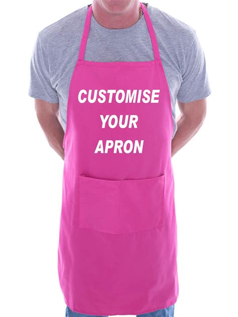 Customise Your Apron Any Name Here Any Words Here Bbq Cooking Print4u