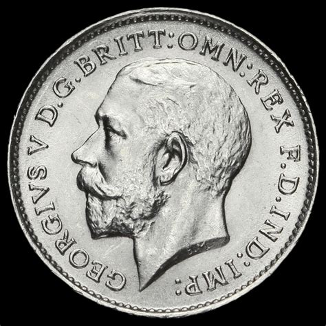 1911 George V Silver Threepence Unc