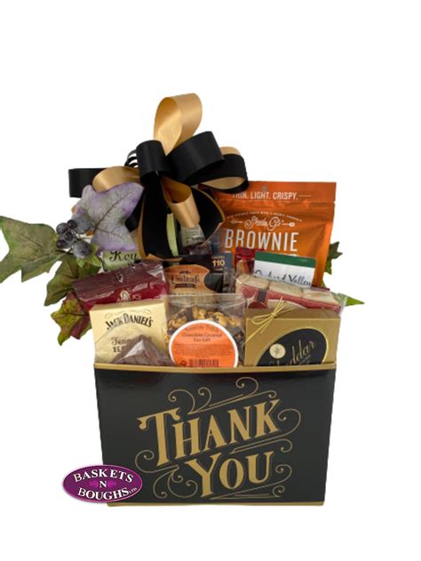Thank You Gift Basket Large Thank You Snack Gift Box Etsy
