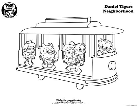 This daniel tiger activity page set with over 6 pages with this daniel tiger coloring pages printable, you can assist your kids to learn about colors. All In The Train Daniel Tiger Coloring Pages Printable