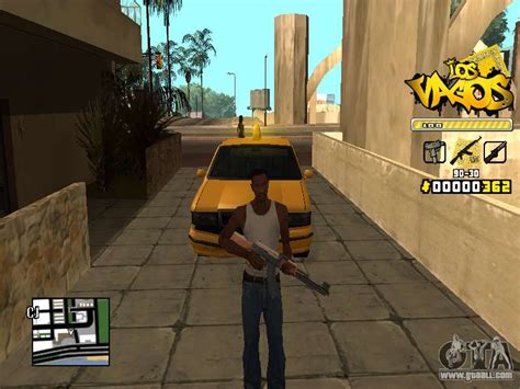 Gta san andreas карл джонсон лос анджелес. C-HUD Los Santos Vagos Gang for GTA San Andreas