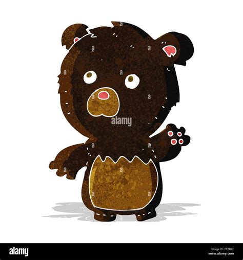 Cartoon Black Teddy Bear Stock Vector Image And Art Alamy