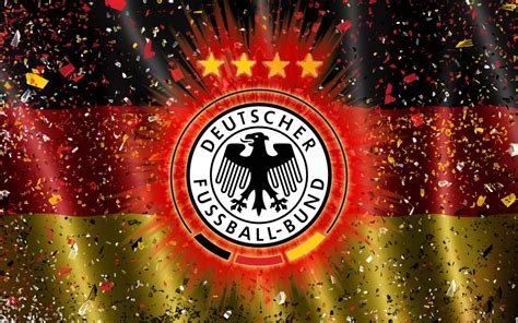 The Germany National Football Team Logo With Abstract Background Hd