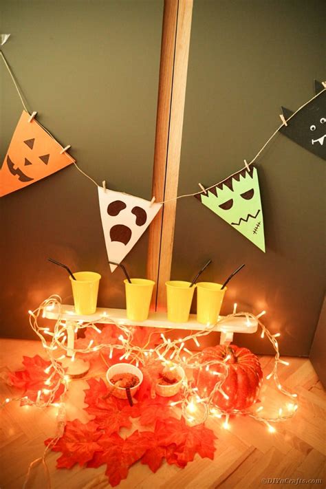 Easy Paper Halloween Hanging Garland Decoration Diy And Crafts
