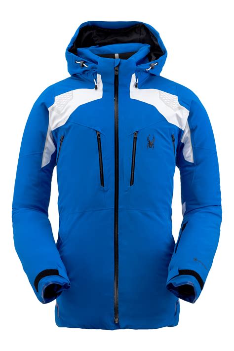 Spyder Pinnacle Gtx Ski Jacket Men Old Glory Blue