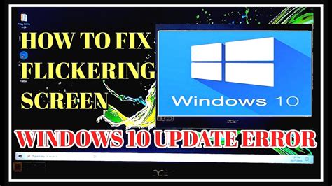 How To Fix Flickeringflashing Screen On Windows 10 Laptoppc 2020