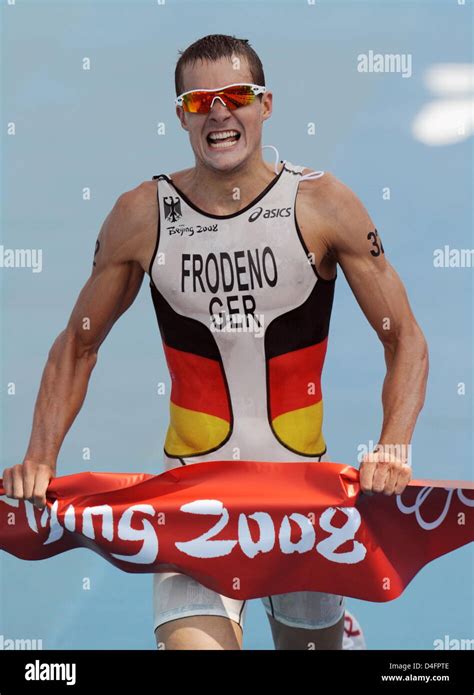 Jan Frodeno From Germany Celebrates Winning The Gold Medal Shortly