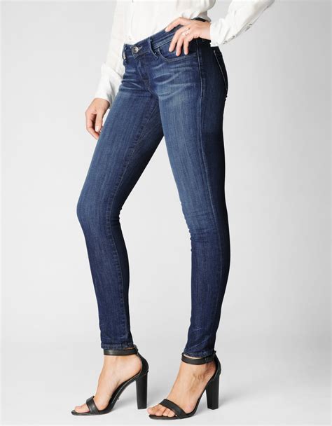 True Religion Casey Low Rise Super Skinny 34 Womens Jean In Blue Lyst