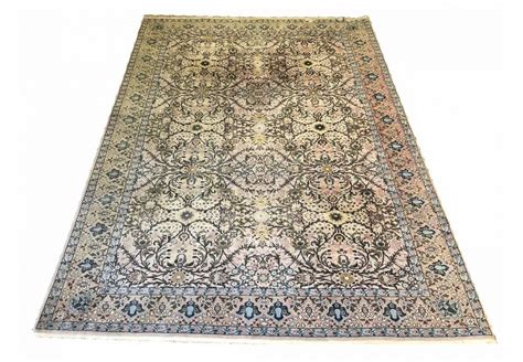 Turkish Hereke Carpet 285cm X 198cm Palmette And