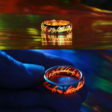 This Lord Of The Rings One Ring Actually Glows In The Dark Shut Up