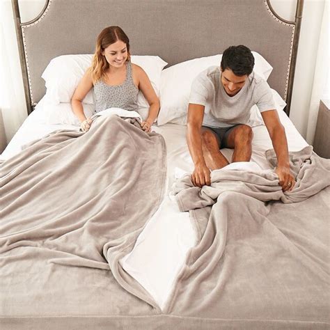 A Split Bedding Set Designed Specifically For Couples Who Can Never