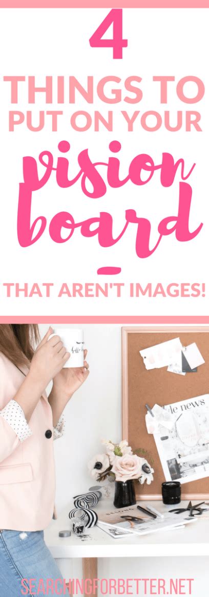 4 Things To Put On Your Vision Board That Arent Pictures Vision