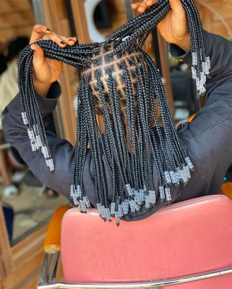 30 Knotless Braids With Beads Ideas To Try In 2022 In 2022 Protective