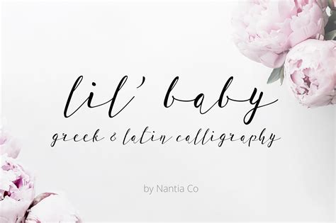 Lilbaby Script Font A Romantic Modern Calligraphy Typeface