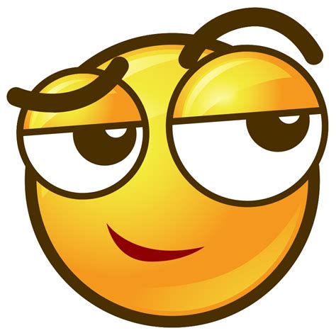 Emoji Emoticon Smirk Smiley Clip Art Facebook Emoticons Png Download
