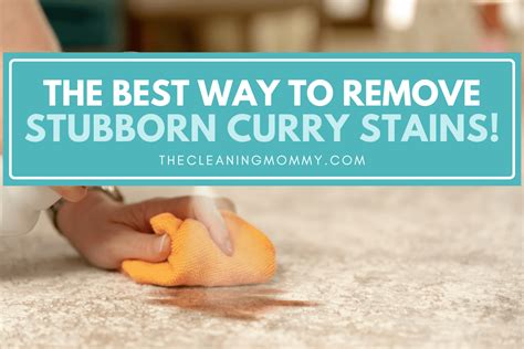 How To Remove Curry Stains 5 Powerful Diy Recipes The Cleaning Mommy