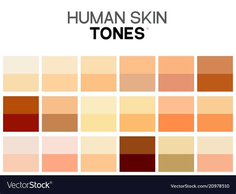 Skin Tone Color Chart Colors For Skin Tone Human Skin Texture Dell