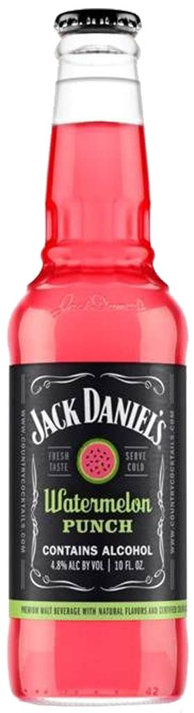 For southern citrus, we used the ripe. Jack Daniels Country Cocktail Watermelon Punch - 18161 | Manitoba Liquor Mart